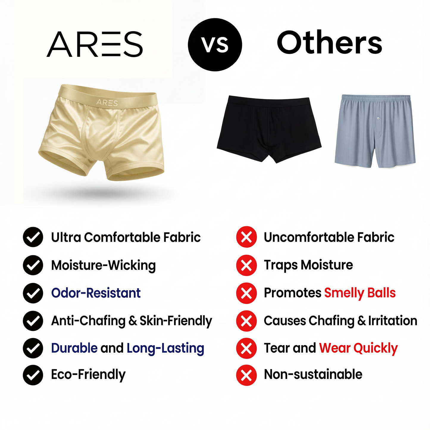 Luxe zijden boxershorts | Comfort voor de hele dag