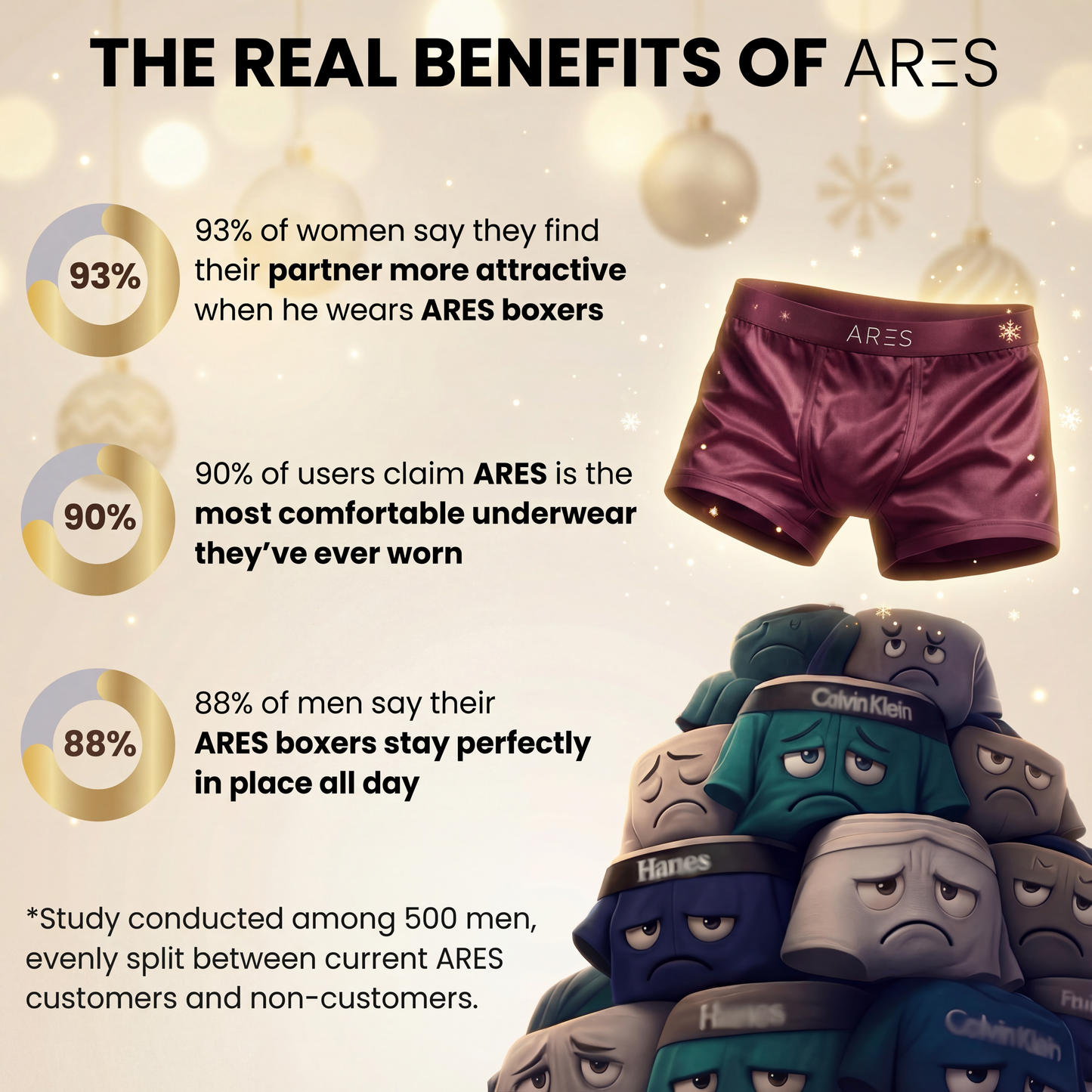 Luxe zijden boxershorts | Comfort voor de hele dag bordeauxrood (NIEUW)