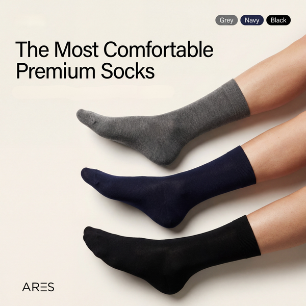 Chaussettes en soie de qualité supérieure | Confort toute la journée (NOUVEAU)