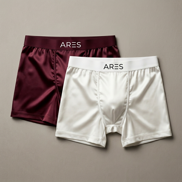 Boxers en soie ARES | Confort toute la journée (Nouvelles couleurs)